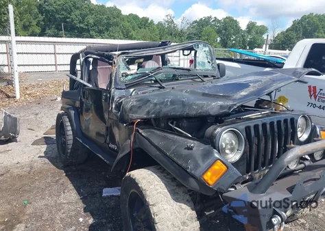 2003 Jeep Wrangler X z USA, uszkodzony, nr VIN 1J4FA39S93P341593